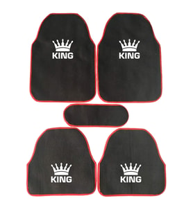 KING KIRMIZI RENKLİ ŞERİT HALI PASPAS