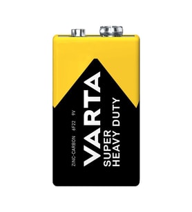Varta Superlife Manganez 9V Kare Pil Shrink