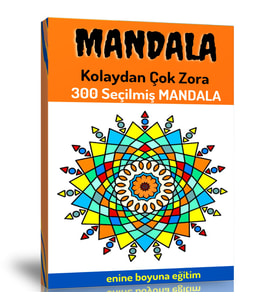 Kolaydan Çok Zora Mandala Kitap Seti (2 Spiralli Kitap)