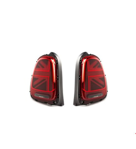 Mini Cooper F60 Arka Stop Takımı İNgiliz Bayraklı (Kırmızı) 2017 Sonrası Uyumlu