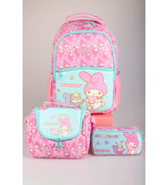 DEKOMUS İLE YENİ SEZON LİSANSLI MY MELODY&BEST FRIENDS "MELOPINK KOLEKSİYONU" OKUL,KALEM VE TERMOSLU BESLENME ÇANTASI SETİ