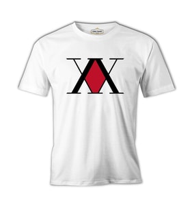 Hunter X Hunter - X Logo Beyaz Erkek Tshirt