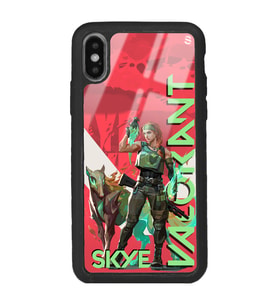 iPhone Xs Max Valorant Skye Tasarımlı Glossy Telefon Kılıfı
