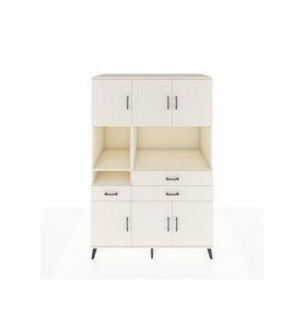 Kronos Dolap 9 Raflı 3 Çekmeceli 6 Kapaklı 132x59x195 Aytaşı-Aytaşı/Aytaşı