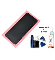 Infinix HOT 10 Uyumlu Lcd Ekran Dokunmatik Servis + B-7000 + Tamir Seti