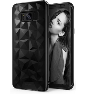 Ringke Air Prism 3D Elmas Yansıması Galaxy S8 Plus ile Uyumlu Kılıf Ink Black