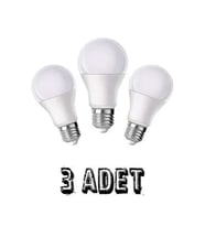 Led Ampul E27 Normal Duy 9w Beyaz Işık 3 Adet 3llllbeyaz