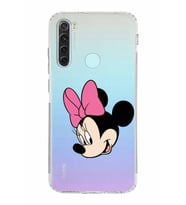 Xiaomi Redmi Note 8  Kamera Korumalı Kapak Minnie Mouse Tasarımlı Şeffaf  Kılıf