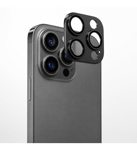 iPhone 15 Pro / 15 Pro Max Uyumlu Full Kamera Lens Koruyucu Tam Kaplama Kamera Adası Koruma Camı