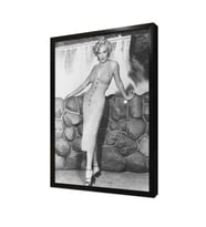 Marilyn Monroe Çerçeveli Mdf Tablo