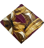 Pierre Cardin Sura İpek Eşarp 37107 Bordo Karışık Desen
