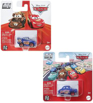 Disney Pixar Cars - 2 Mini Racers Set - Fabulous Hudson Hornet & Fabulous Lightning Mcqueen