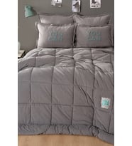 Motto Cotton Comfort Tek Kişilik Gri (Lila)