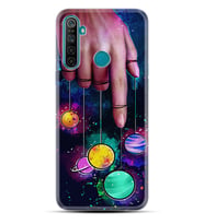 Realme 5i 5 Pro 6i 7 Pro 8 Kılıf Desemli Silikon Finger planet 1740