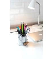 GreyfurtArt Dekoratif Mini Metal Kömür Kovası Kalemlik Kaşıklık Mutfak Banyo Düzenleyici Organizer