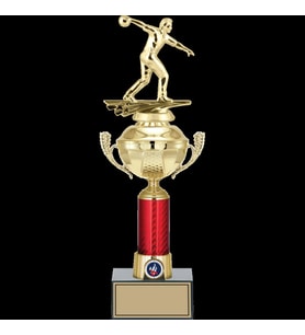 ODAK KUPA - Figürlü Kupalar - Bowling Erkek Figürlü Kupalar FG-054 C - 41 cm