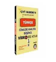 Tasarı Türkçe Cümlede Analitik Video Ders Notları 3