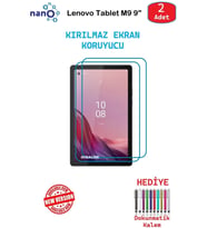 Lenovo Tablet M9 9" İçin Nano Ekran Koruyucu 9h Esnek 2 ADET