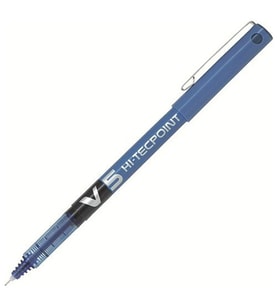 PİLOT V5 HI-TECHPOINT KALEM MAVİ (J)