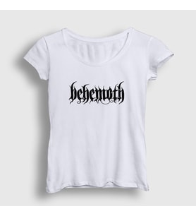 Presmono Kadın Beyaz Behemoth T-Shirt 16502tt (Beyaz)