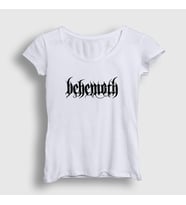 Presmono Kadın Beyaz Behemoth T-Shirt 16502tt (Beyaz)