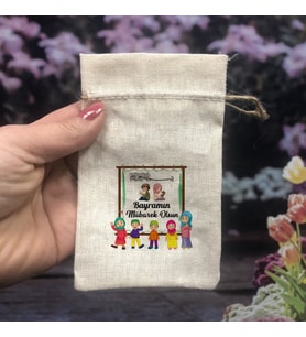 Bayram Harçlık Kesesi - ( 5 ADET ) Hafız Çocuklar (Ham)