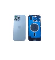 Uyumlu İphone 16 Pro Max Arka Kapak Kamera Camlı Full ( Pil Kapağı ) Cam - Titanyum