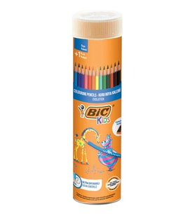 BİC KİDS EVOLUTION 36'LI METAL TÜP KURUBOYA KALEMİ - 968491