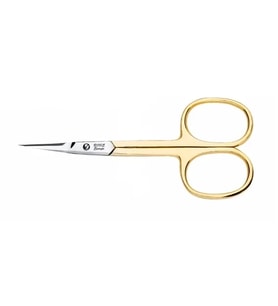 02-350sg M639 Gold Manikür Makası No: 3,5 İnç / 8,89 Cm - Nikel Kaplama