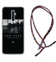 Oppo Reno 2Z 4 Lite 4 Pro 5 6 7 A31 Kılıf Boyun Asklı Rasta Silikon New York 1612