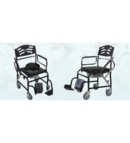 TS100 TEKERLEKLİ BANYO WC SANDALYESİ