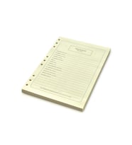 Heeton Organizer Yedeği Çizgili B5 A16 Organizer Yedeği (Karışık)