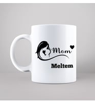 Anne ( Mom ) Tasarımlı Kupa Kişiye Özel