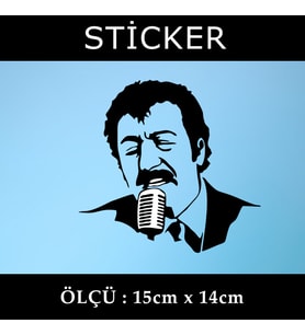 arabesk müzik etiket sticker - 1 adet çıkartma araba motosiklet kask atv tablet pc buzdolabı otomobil bilgisayar uyumlu