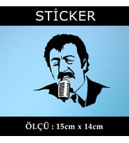arabesk müzik etiket sticker - 1 adet çıkartma araba motosiklet kask atv tablet pc buzdolabı otomobil bilgisayar uyumlu
