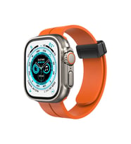 Mey İthalat® Watch 42Mm Kr412 Elegance Stylısh Kordon - Turuncu