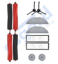 ROBOROCK S8 MaxV Ultra Uyumlu  2 Ana Fırça 2 Yan Fırça 2 Filtre 2 Mop 2 Yan Mop PKT-iasgf0000773