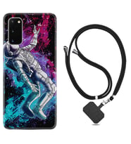 Samsung A02S A03S A10 A12 A13 A21S A22 Kılıf Boyun Askılı Silikon Astronot Signs 1753