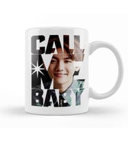 Exo Baekhyun Call Me Baby Typography Kupa Bardak Porselen