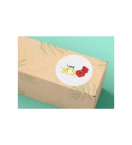 I Said Yes Etiketi Tektaş Mat Yuvarlak Sticker Wedding Ceremony 4 Cm (40 ADET)