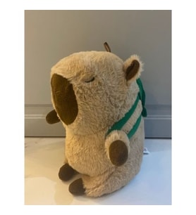 Kapibara Peluş Oyuncak Figür Yüksek Kalite Capybara Sevimli Kapibara Yumuşak Yastık Uyku Arkadaşı (Yeşil)
