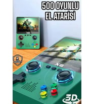 Çocuklara Özel 666 Oyunlu X6 Atari Video İzleme Müzik