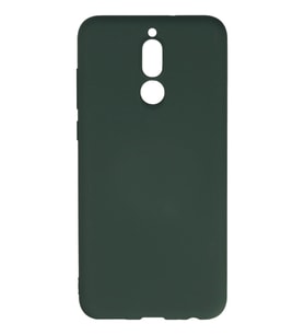 Pilelistore   Huawei Mate 10 Lite Kılıf Nano içi Kadife Silikon - Koyu Yeşil