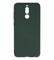 Pilelistore   Huawei Mate 10 Lite Kılıf Nano içi Kadife Silikon - Koyu Yeşil