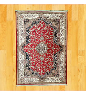 Tebriz Esintili Bitkisel Motifli 160 X 230 Dijital Baskı Halı