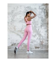 Pembe Arkası Büzgülü ( Scrunch Butt ) Spor Tayt