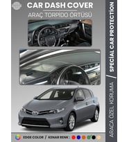 TOYOTA AURİS (2012-2019) Torpido Örtüsü Ön Göğüs Halı Torpido Koruma Tam Uyum UV Koruma Kolay Montaj