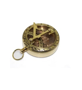 Pusulalı Güneş Saati 2 cm x 6 cm