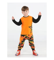 Star Kamuflaj Baggy Pantolon + T-shirt Takım