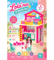 Lola'nın 2 Katlı Evi - Ev Oyuncak - Lola'nın 2 Katlı Ev Seti - Barbie Ev Seti